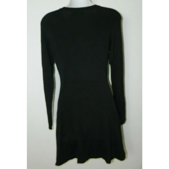 Michael Stars Dress Size X-Small Black Shantelle 100% Lambskin‎ Leather and Knit - Picture 7 of 10